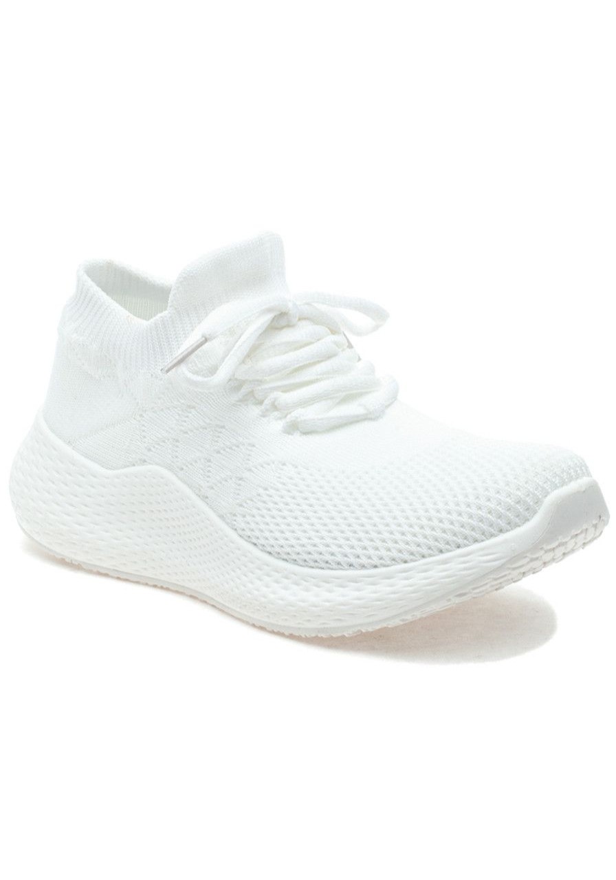 Women Urban Sport Sneakers | Unicorn Sneaker White Knit