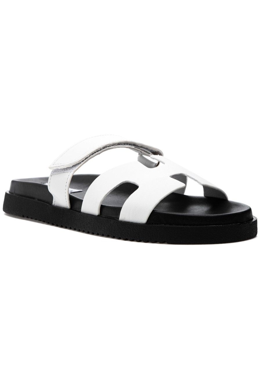 Women Steve Madden Sandals | Mayven Sandal White Leather