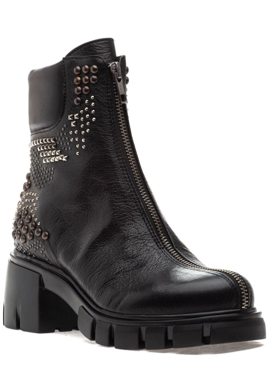 Women 275 Central Boots | Frannie Boot Black Leather