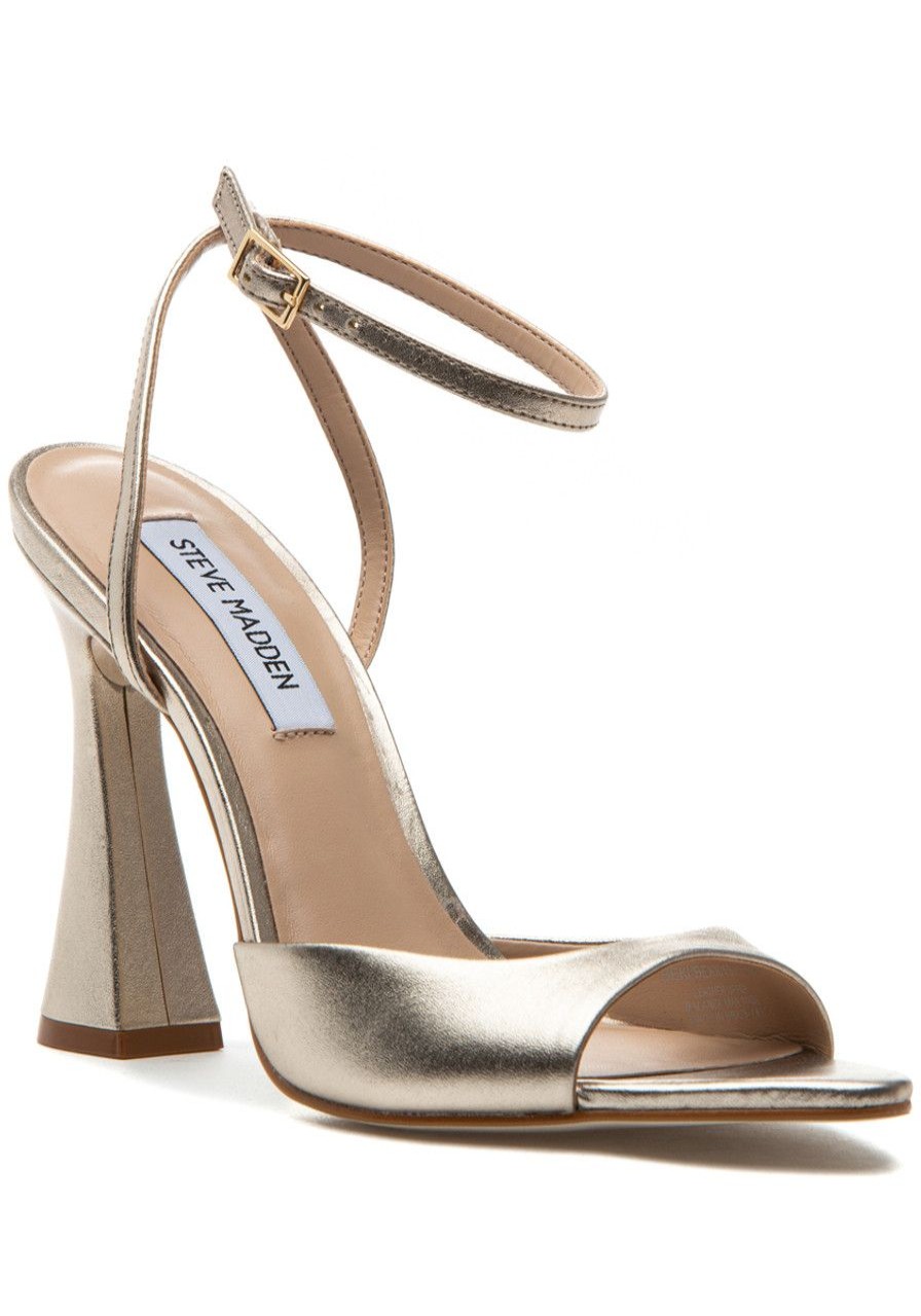 Women Steve Madden Pumps | Beki Sandal Gold Leather