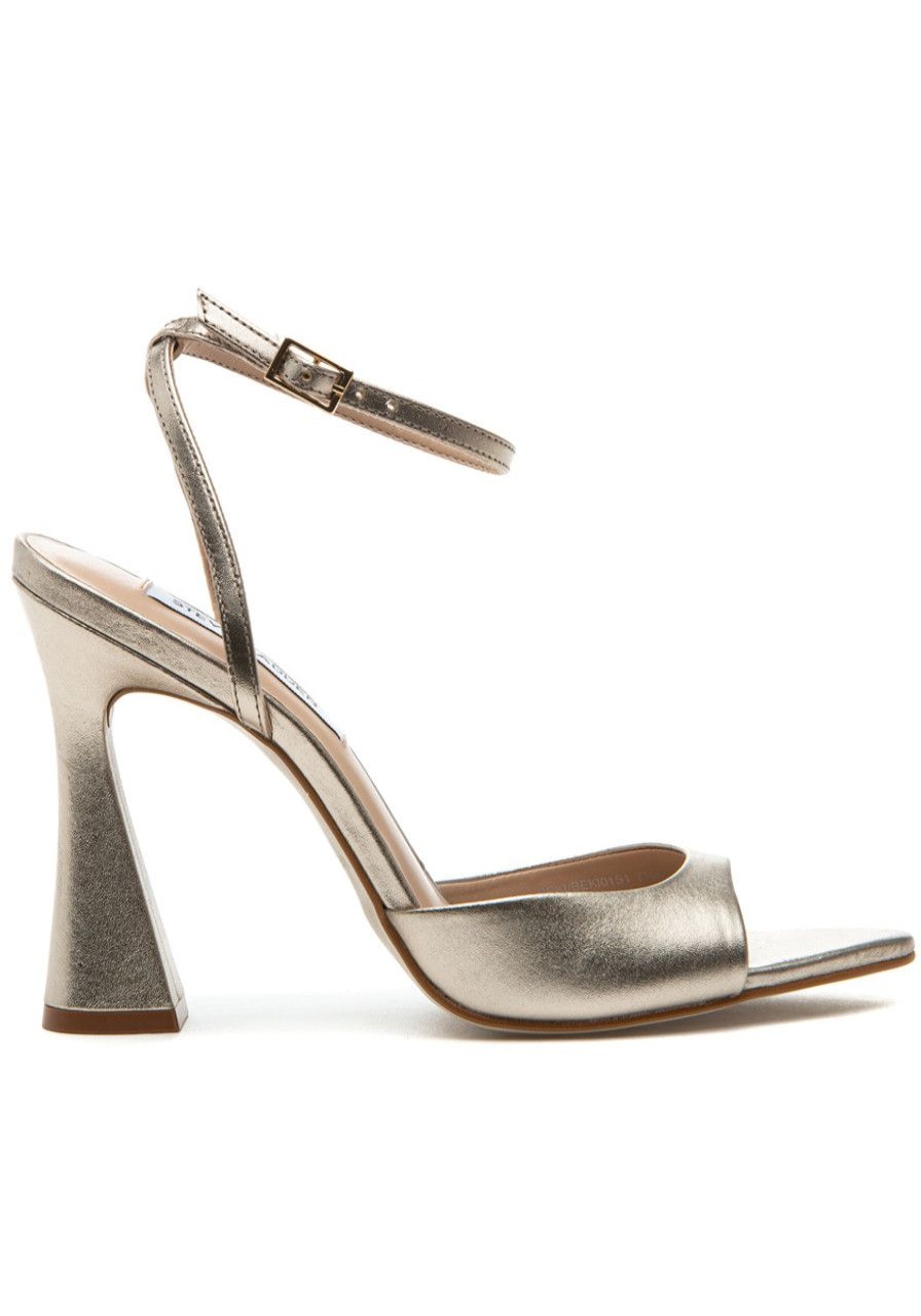 Women Steve Madden Pumps | Beki Sandal Gold Leather