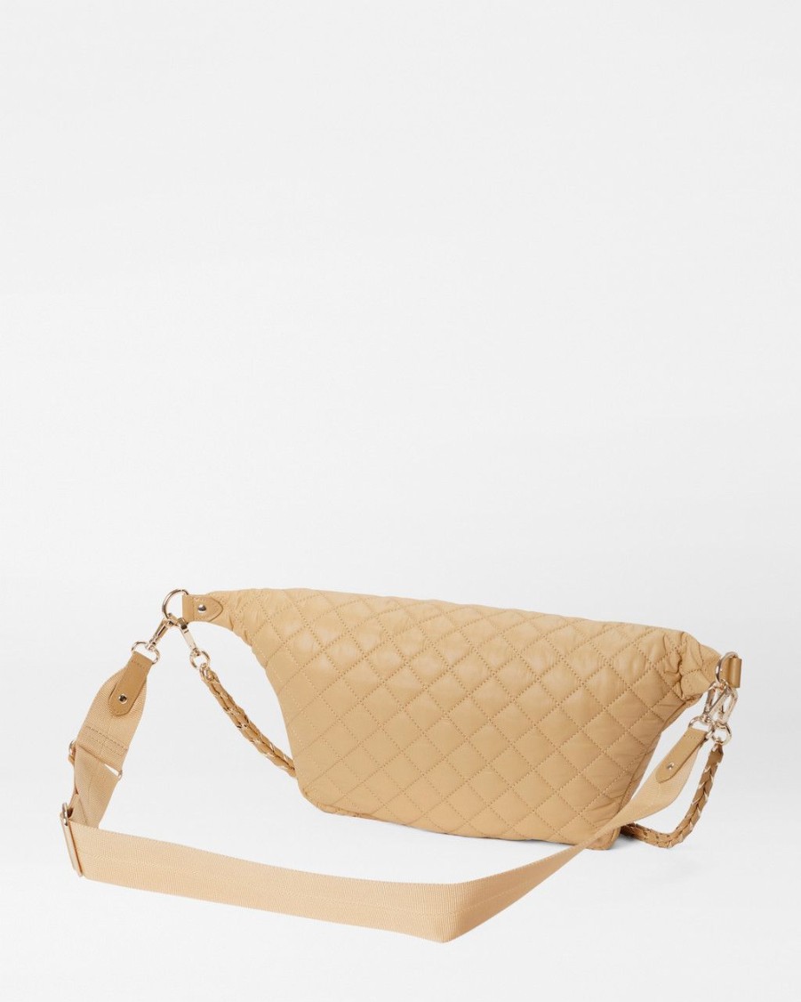 Women MZ Wallace Handbags Crossbody Bags | Crosby Crossbody Sling Camel