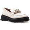 Women 275 Central Loafers & Oxfords | Evagrace Loafer Bone Patent