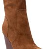 Women Veronica Beard Boots | Logan Boot Hazelwood Suede