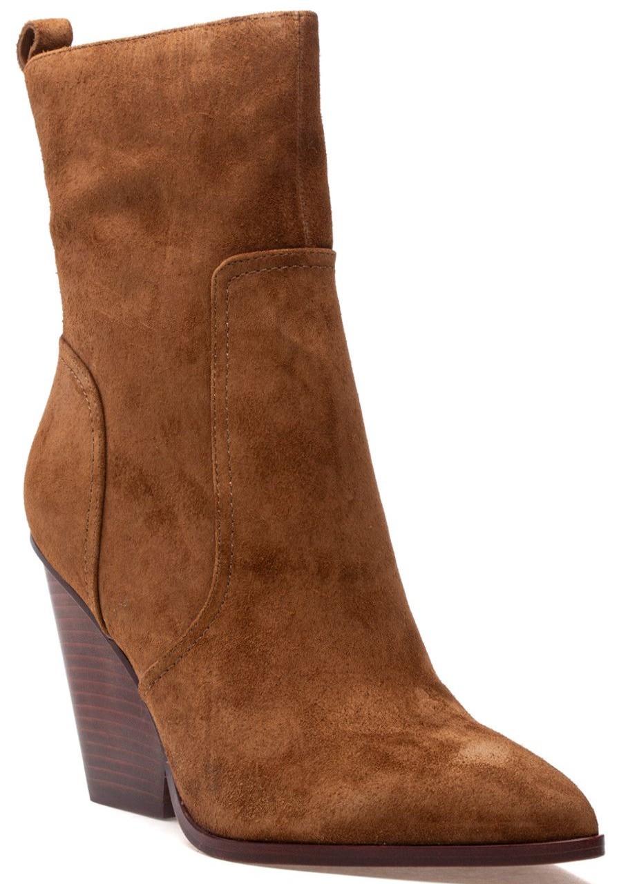 Women Veronica Beard Boots | Logan Boot Hazelwood Suede