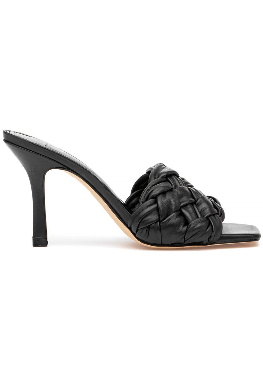 Women Marc Fisher Sandals | Draya Sandal Black Leather