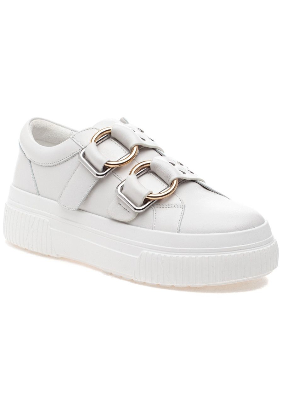 Women J/Slides Sneakers | Waldo Sneaker White Leather