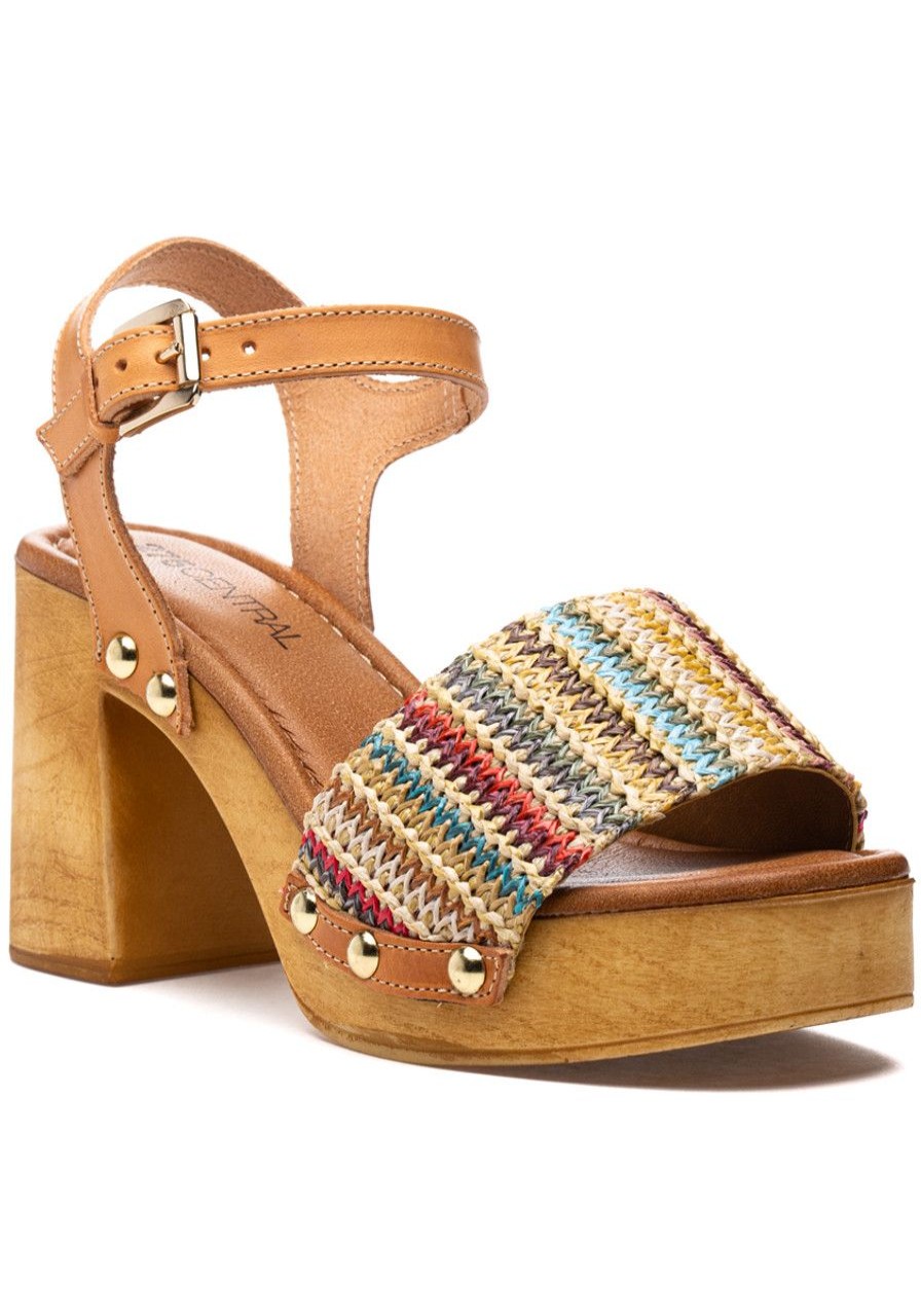 Women 275 Central Mules & Clogs | Slayton Sandal Maori Raffia