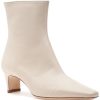 Women Staud Boots | Wally Ankle Boot Cream Leather