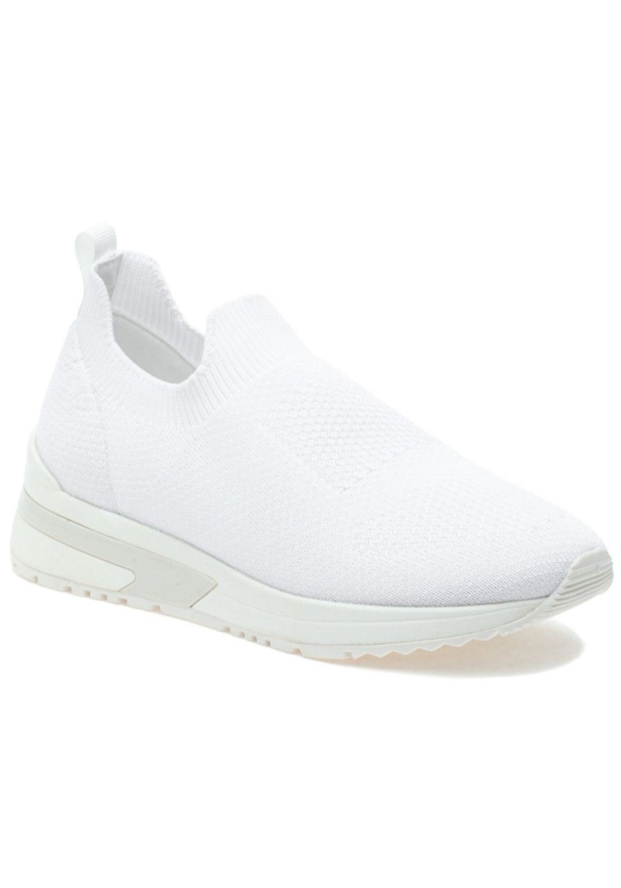 Women Urban Sport Sneakers | Golic Sneaker White Knit