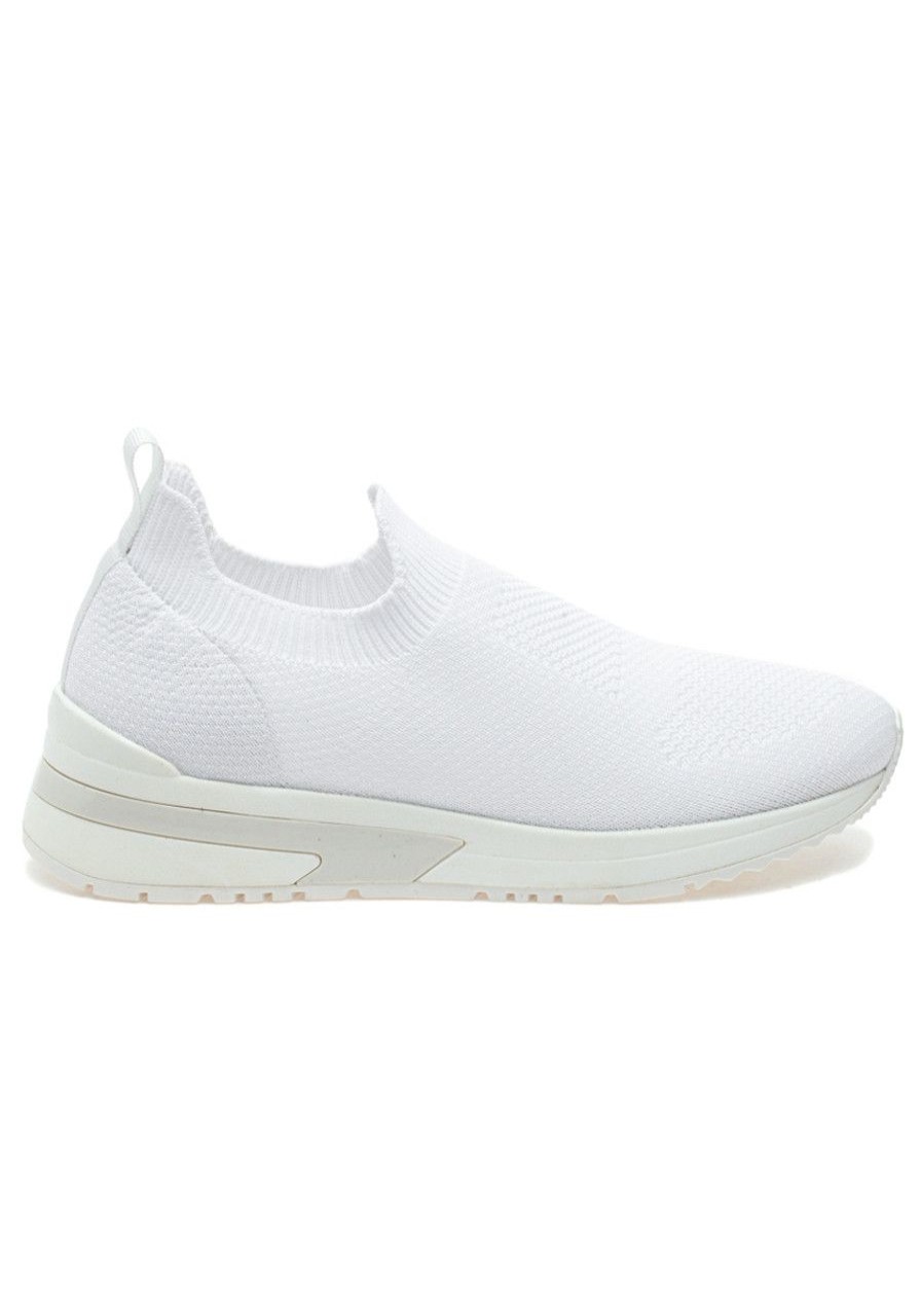 Women Urban Sport Sneakers | Golic Sneaker White Knit