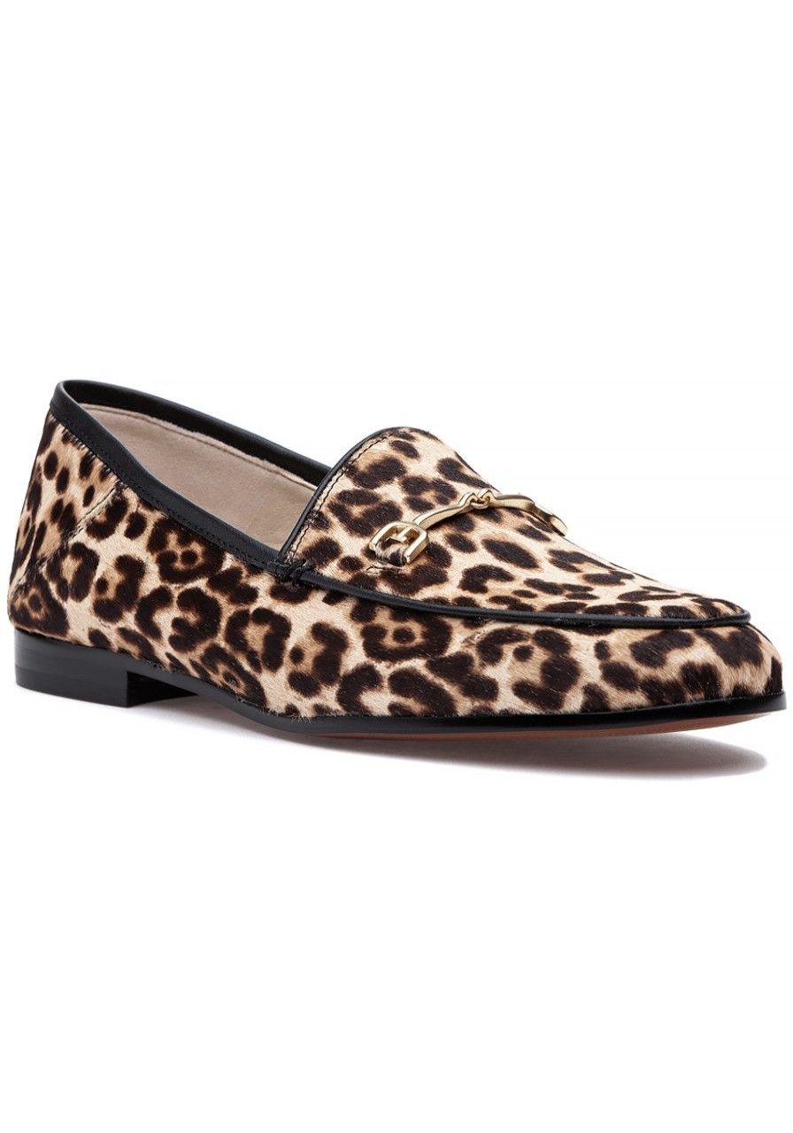 Women Sam Edelman Flats | Loraine Loafer Leopard