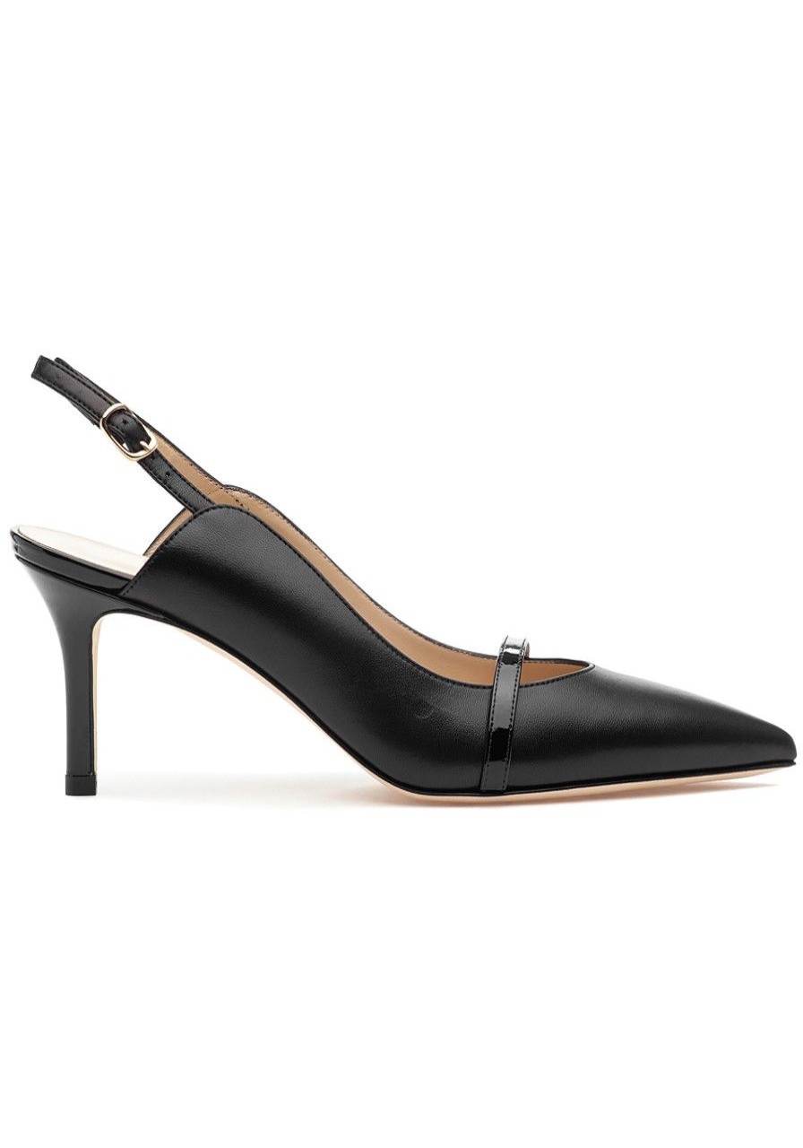 Women 275 Central Pumps | Mark Pump Black Leather