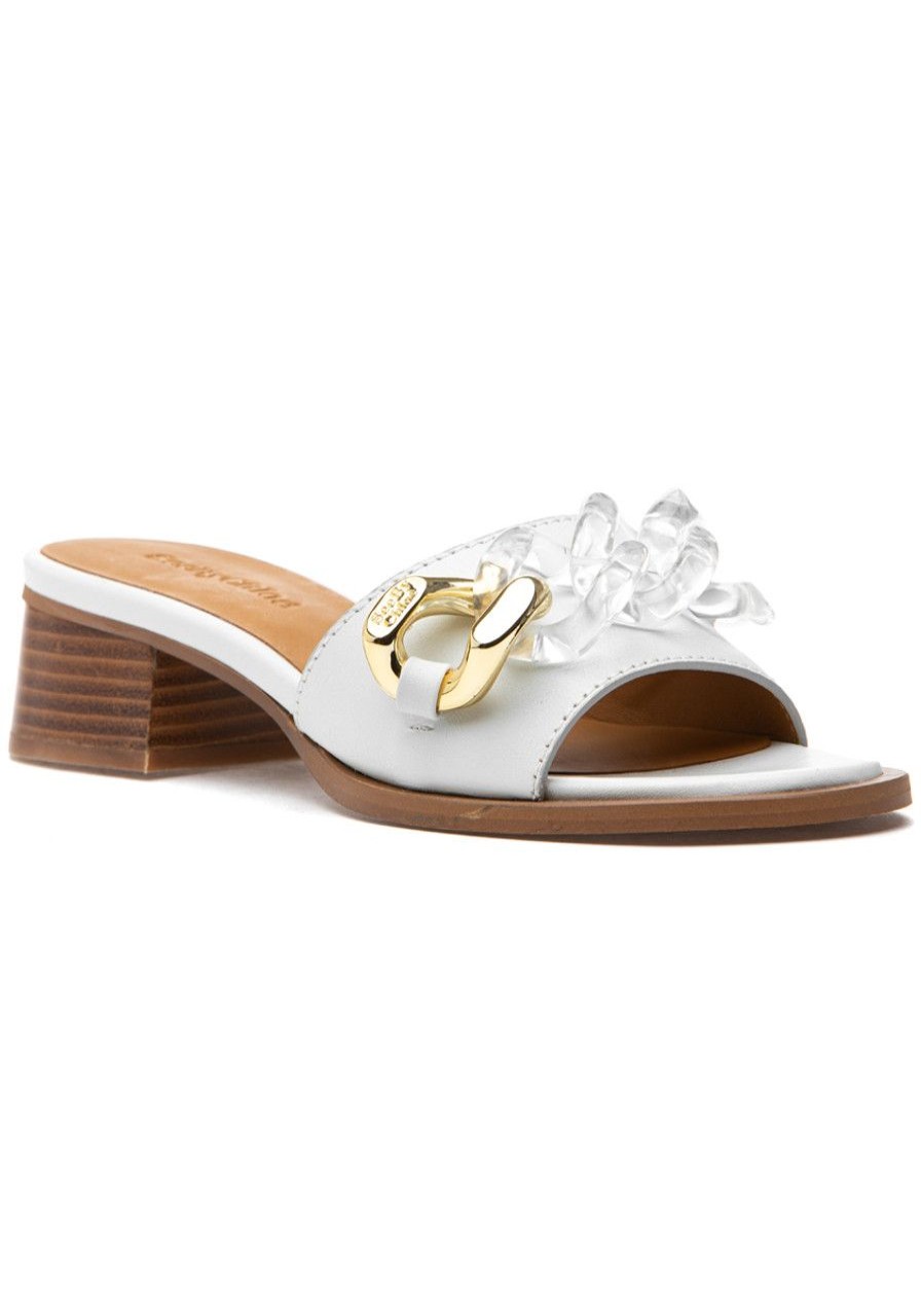 Women See by Chloe Sandals | Monyca Sandal White Leather