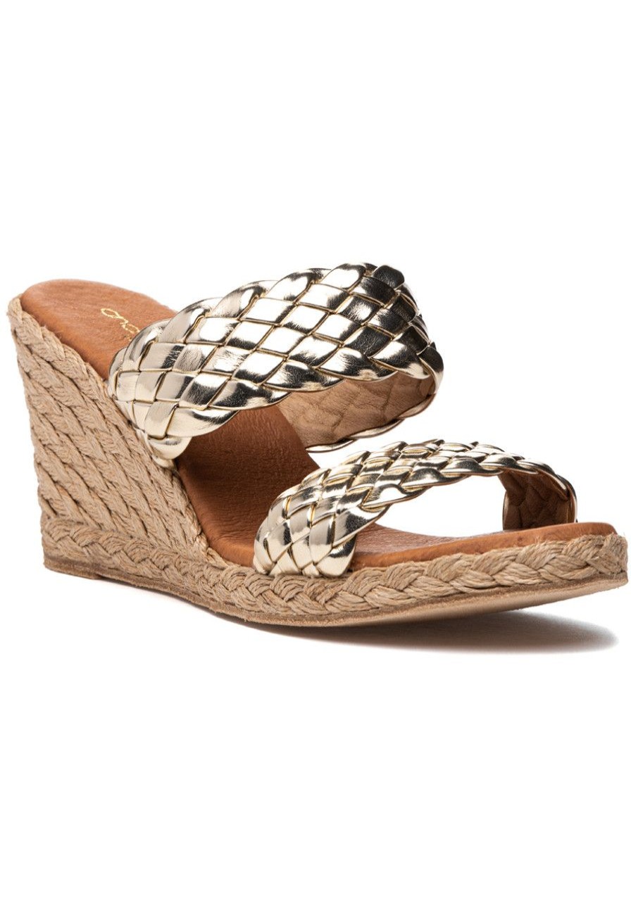 Women Andre Assous Sandals | Aria Sandal Platino