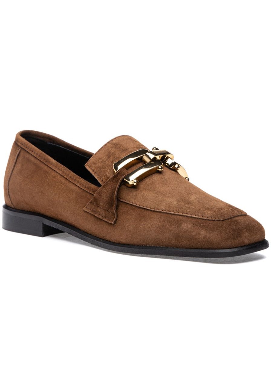 Women 275 Central Loafers & Oxfords | Liza Loafer Brown Suede