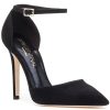 Women 275 Central Pumps | Two Piece Pump Black Suede
