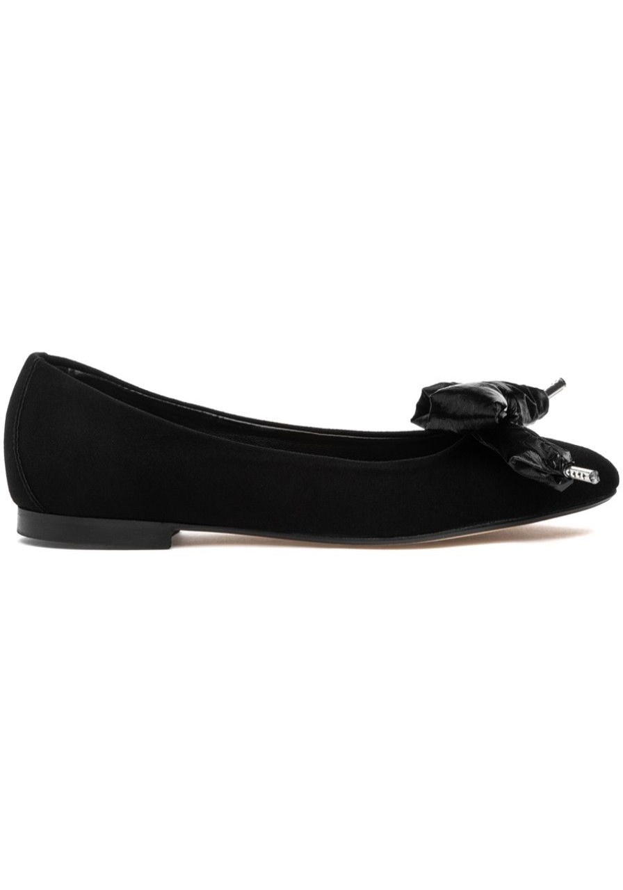 Women 275 Central Flats | Lana Flat Black Suede