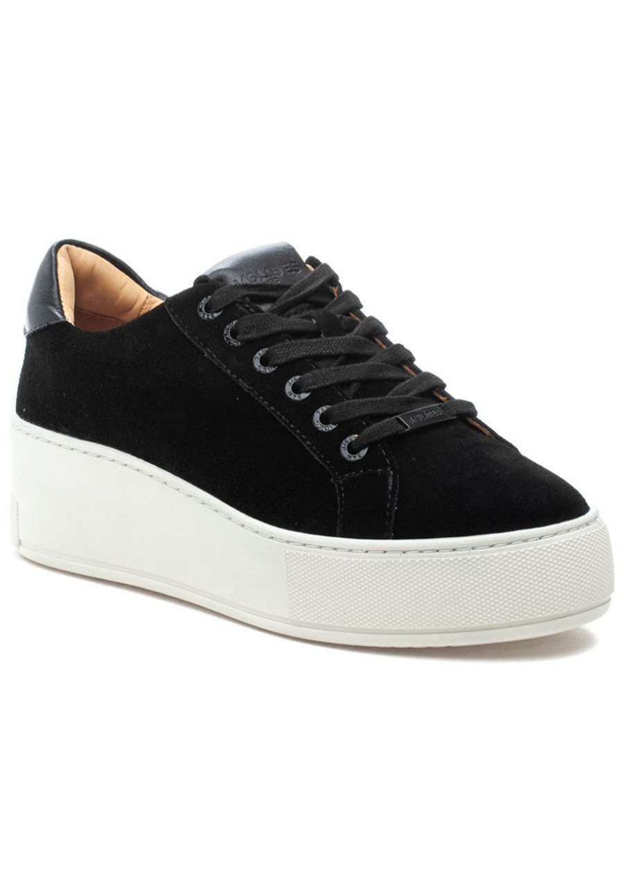 Women J/Slides Sneakers | Maya Sneaker Black Suede