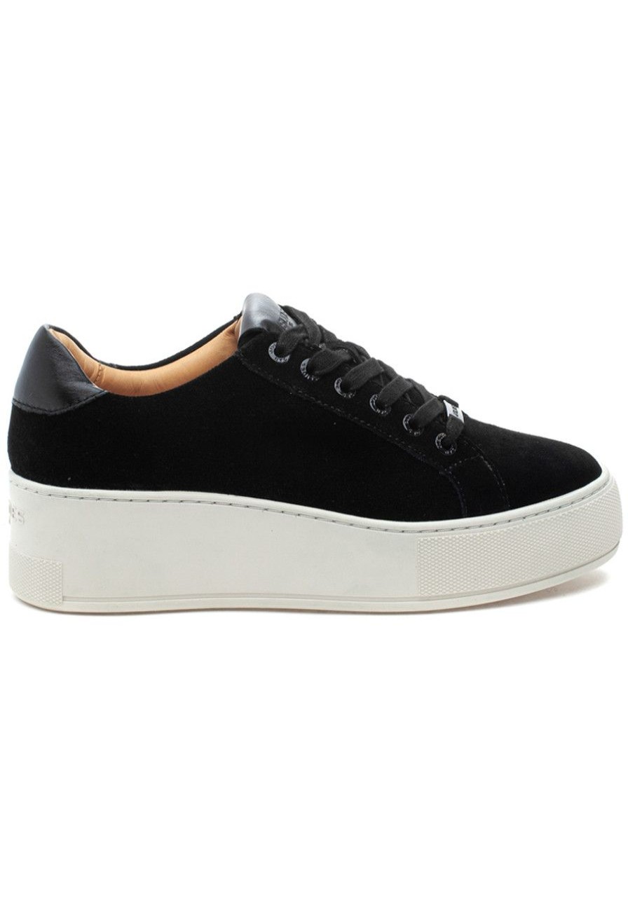 Women J/Slides Sneakers | Maya Sneaker Black Suede