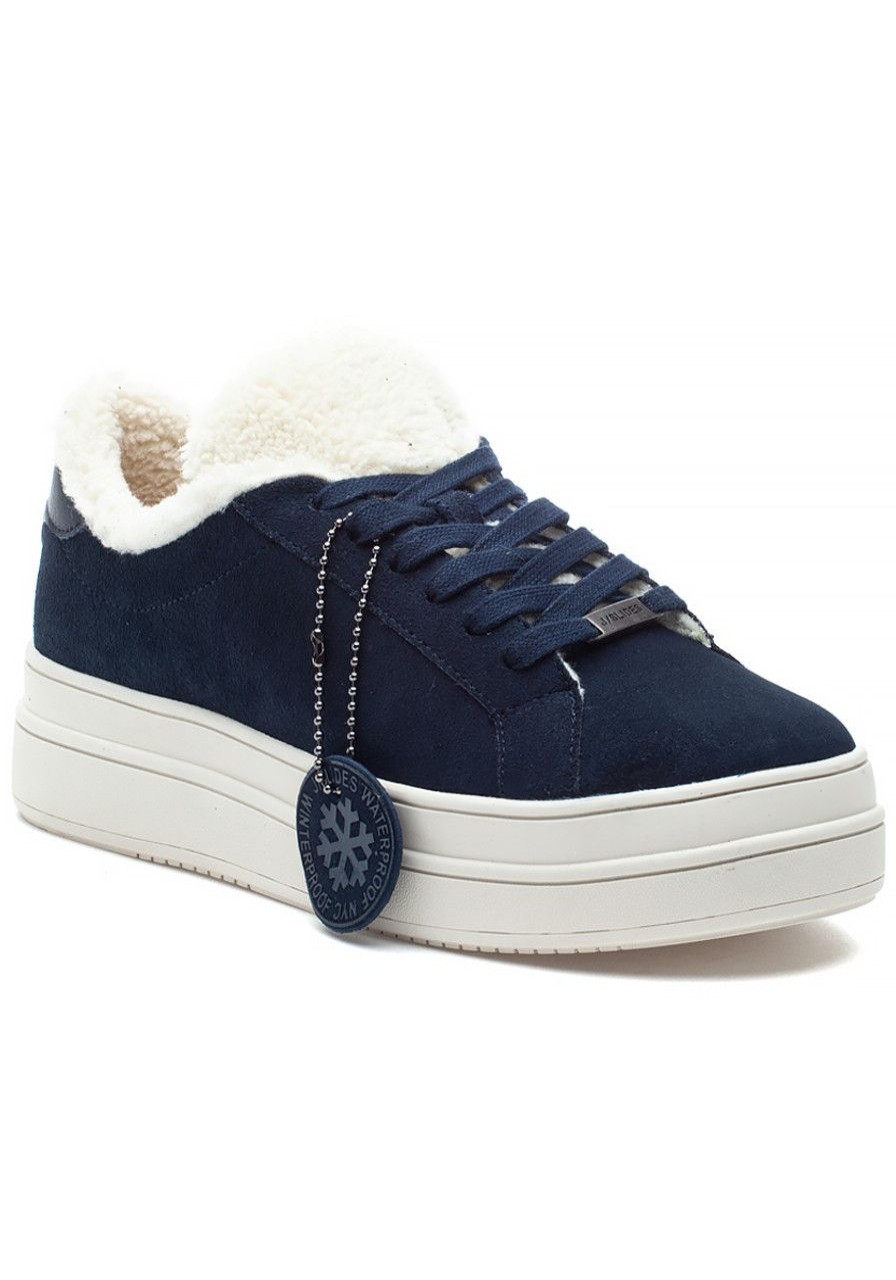 Women J/Slides Sneakers | Ninka Sneaker Navy Waterproof Suede