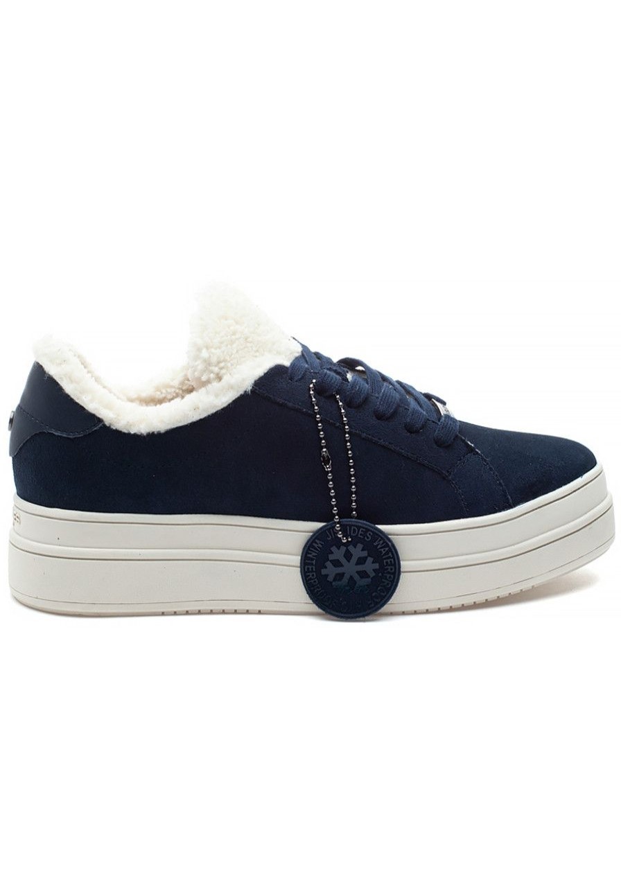 Women J/Slides Sneakers | Ninka Sneaker Navy Waterproof Suede