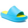 Women Beach Slides Sandals | Squish Sandal Turquoise/Yellow Eva