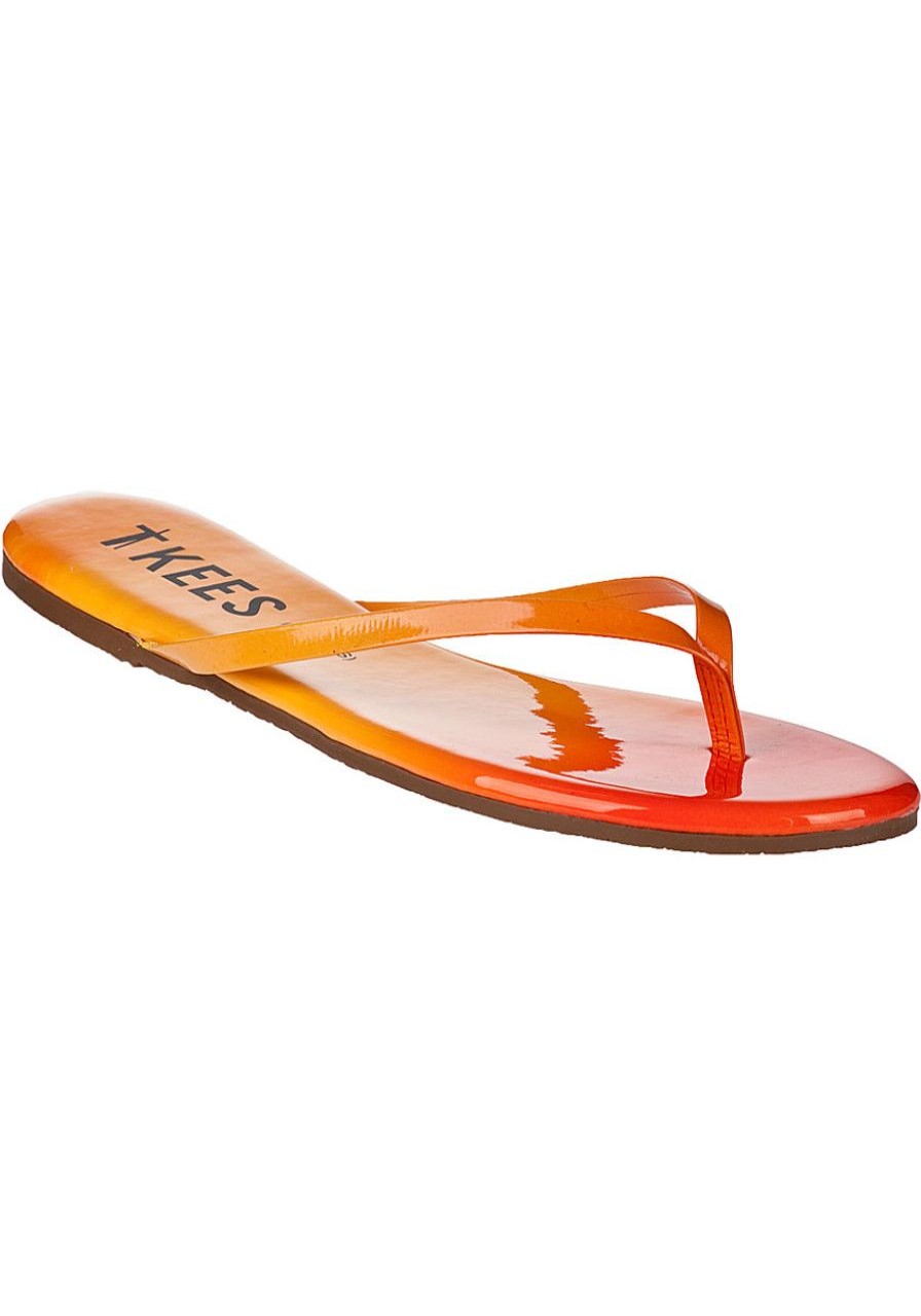 Women Tkees Sandals | Blends Flip Flop Sunrise Patent