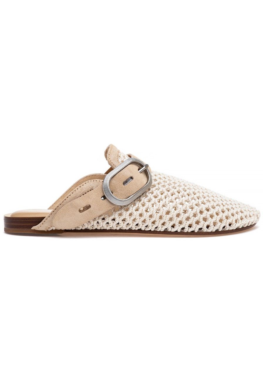 Women Rag and Bone Mules & Clogs | Ansley Slide Natural Net