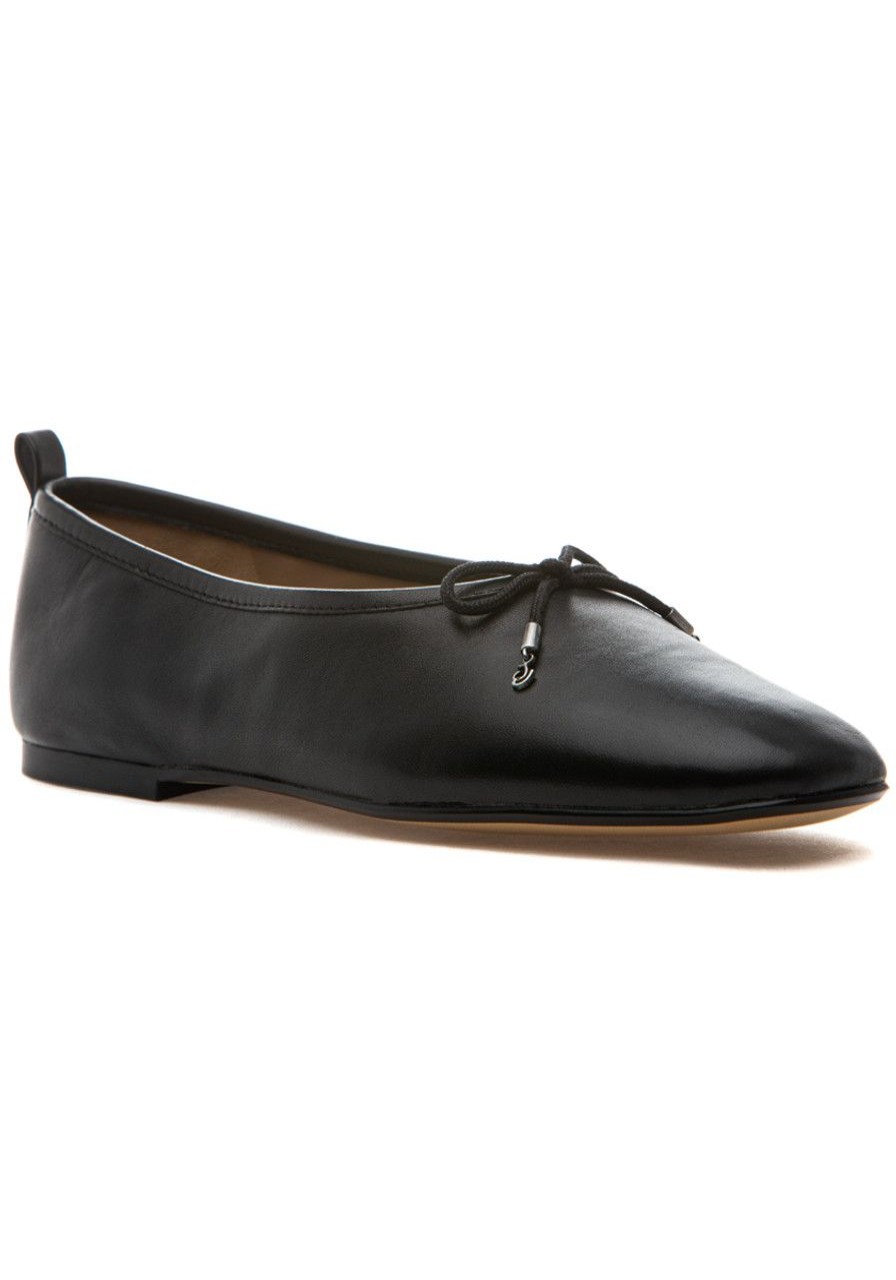 Women Sam Edelman Flats | Ari Ballet Flat Black Leather