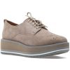 Women Johnston and Murphy Loafers & Oxfords | Gracelyn Brogue Oxford Taupe Suede