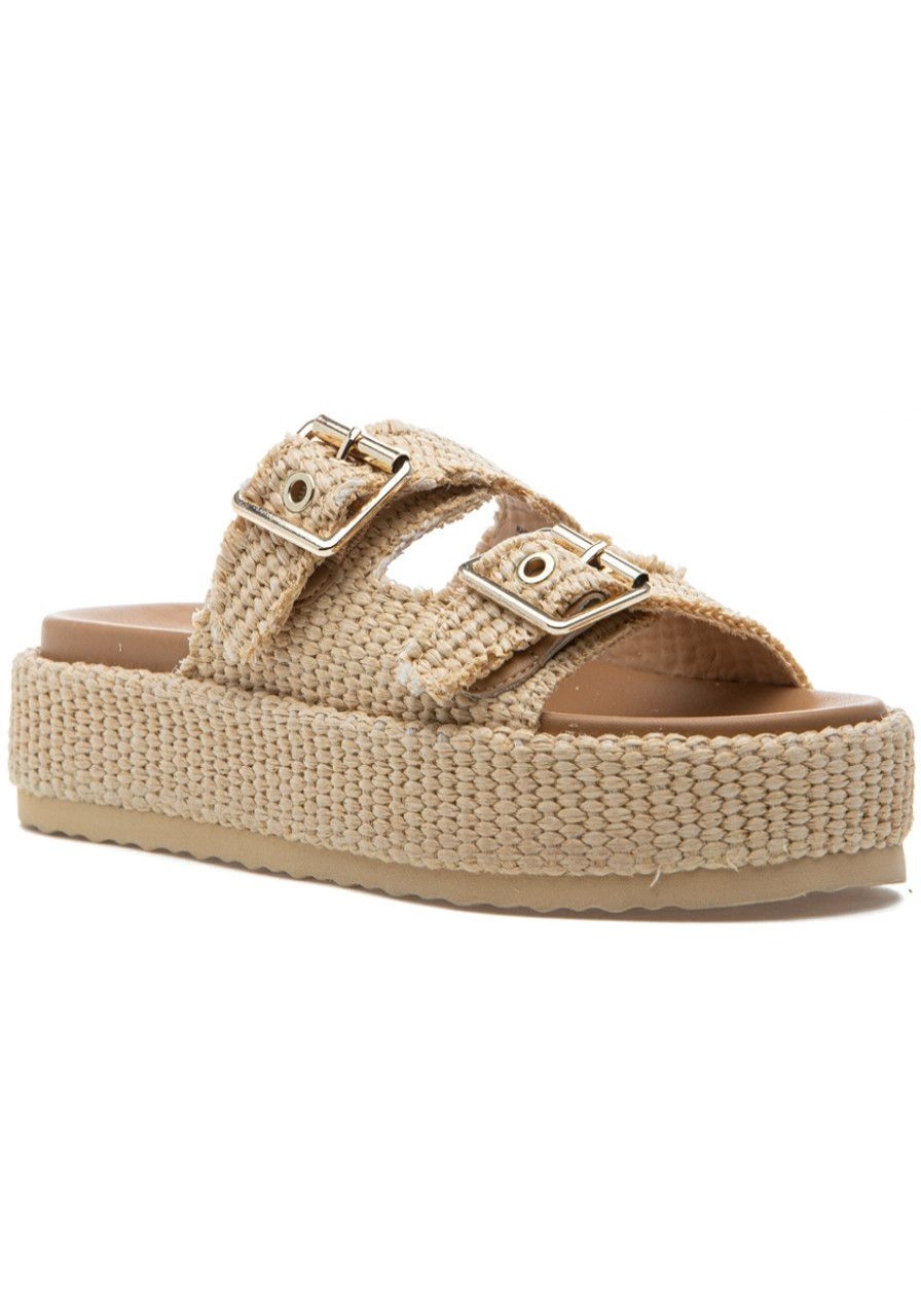 Women Steve Madden Sandals | Karrigan Sandal Natural Raffia