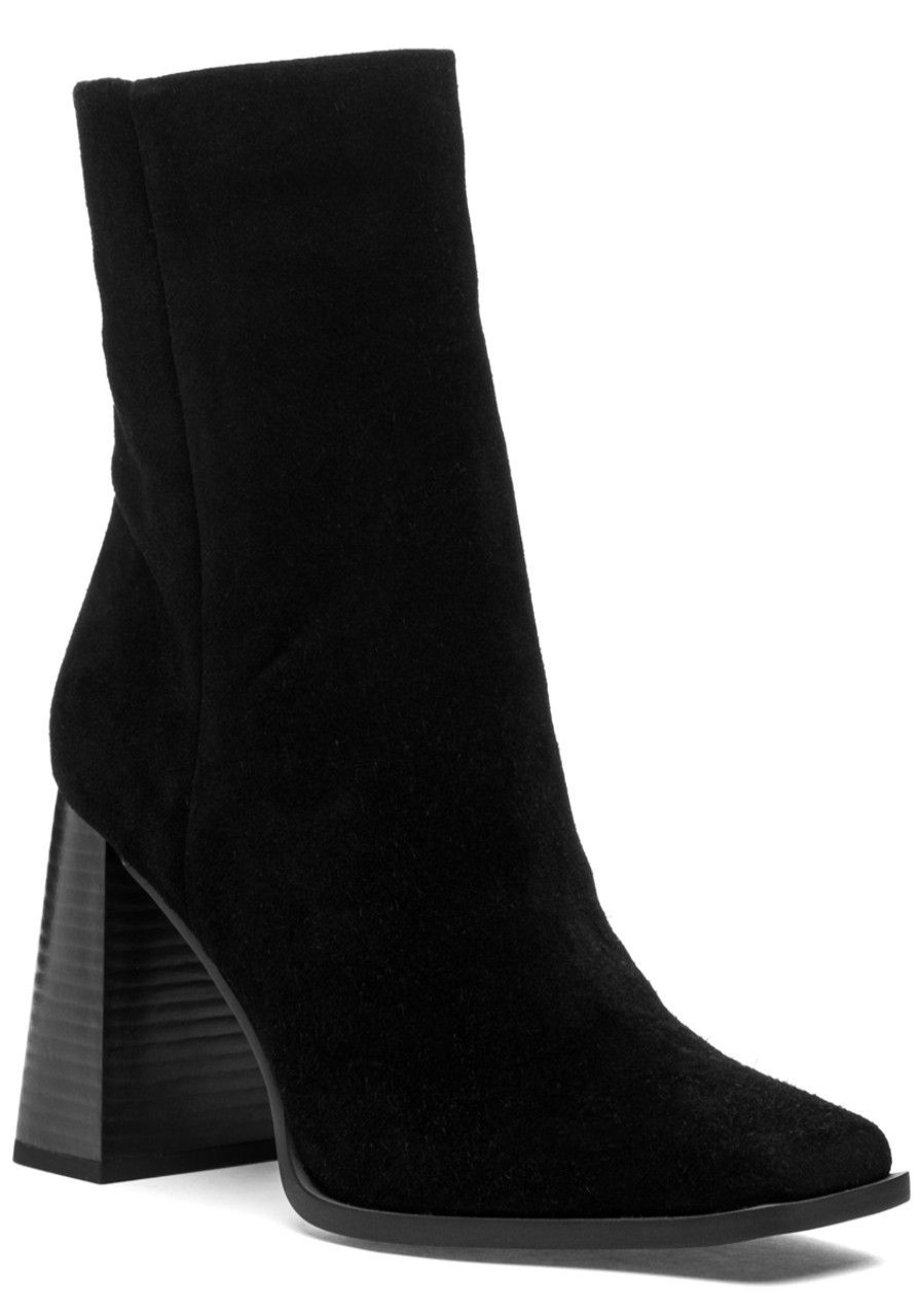 Women Sam Edelman Boots | Ivette Boot Black Suede