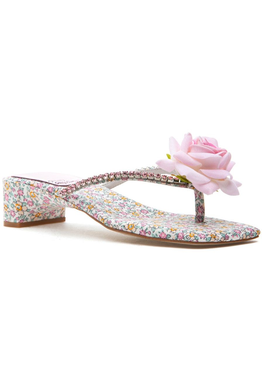 Women Jeffrey Campbell Sandals | Primrose Sandal White Pink Multi