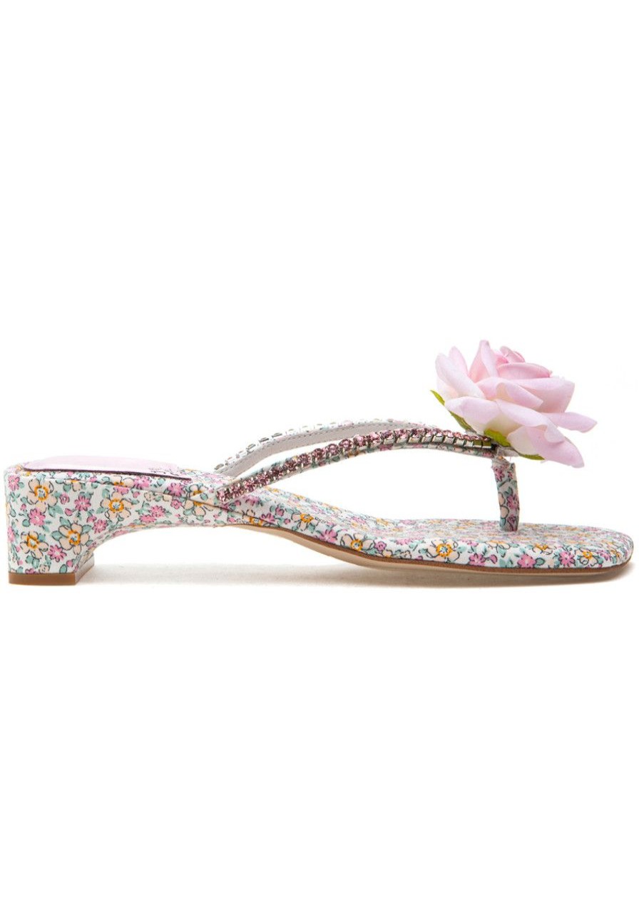 Women Jeffrey Campbell Sandals | Primrose Sandal White Pink Multi