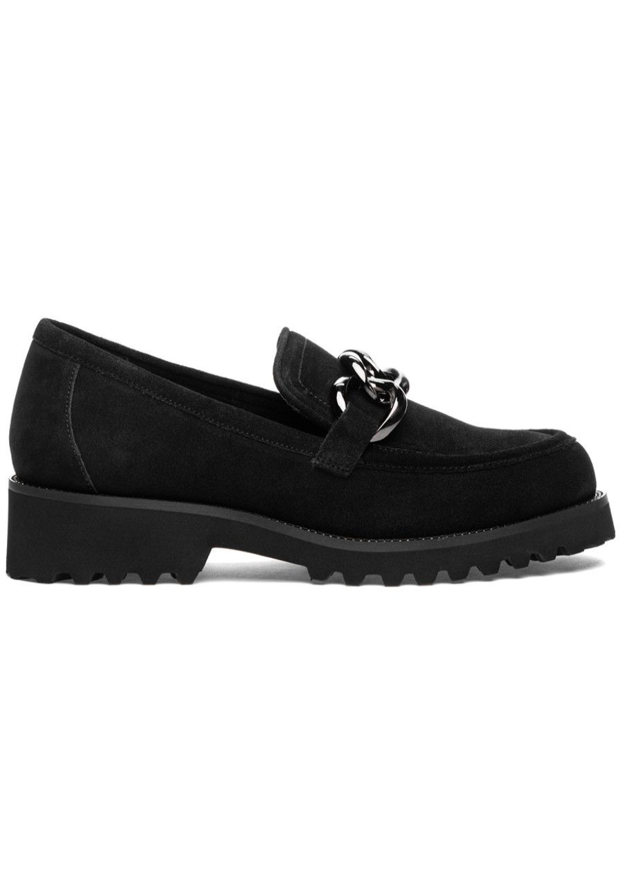 Women Jildor Loafers & Oxfords | Zenka Loafer Black Suede