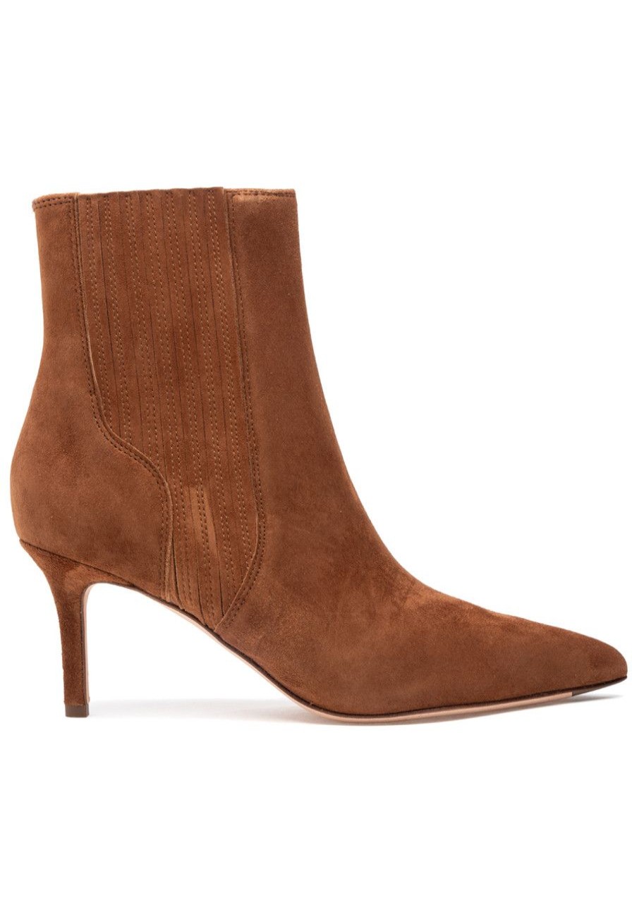 Women Veronica Beard Boots | Lisa 70 Boot Hazelwood Suede