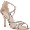 Women Pelle Moda Sandals | Ruby Evening Sandal Platinum Gold Glitter