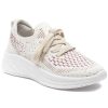 Women Urban Sport Sneakers | Harley Sneaker Off White/Purple Knit