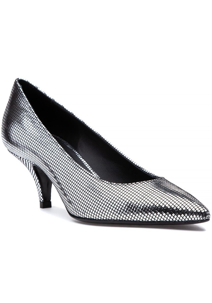 Women Roberto Festa Pumps | Claude Pump Luxe Argento