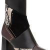 Women See by Chloe Boots | Tyra Patchwork Boot Black/Brown Multi Snake
