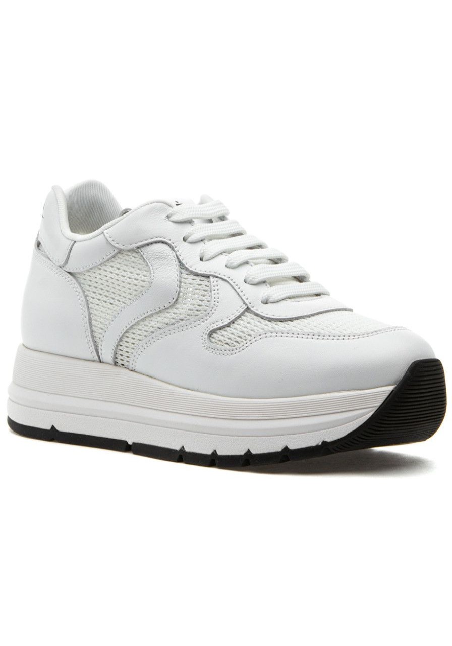 Women Voile Blanche Sneakers | Maran Mesh Sneaker White