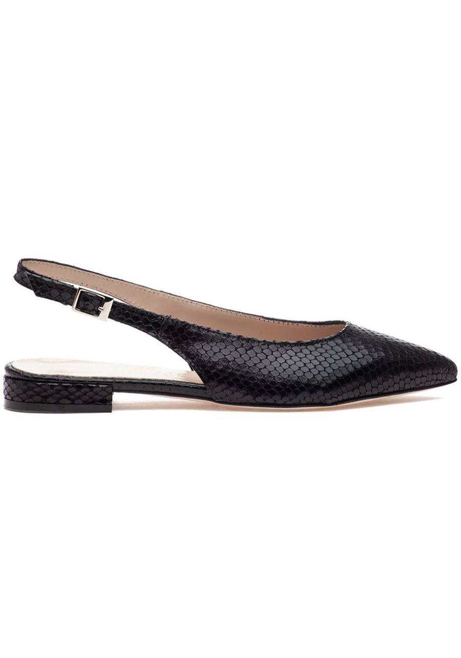Women 275 Central Flats | Luna Flat Black Snake
