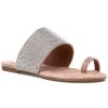 Women Jeffrey Campbell Sandals | Jema Sandal Nude Suede Champagne