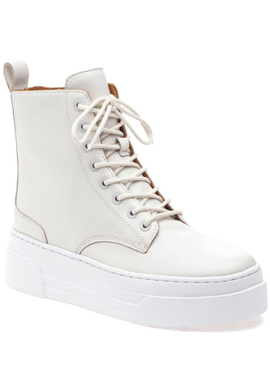 Women J/Slides Boots | Andre Sneaker White Leather