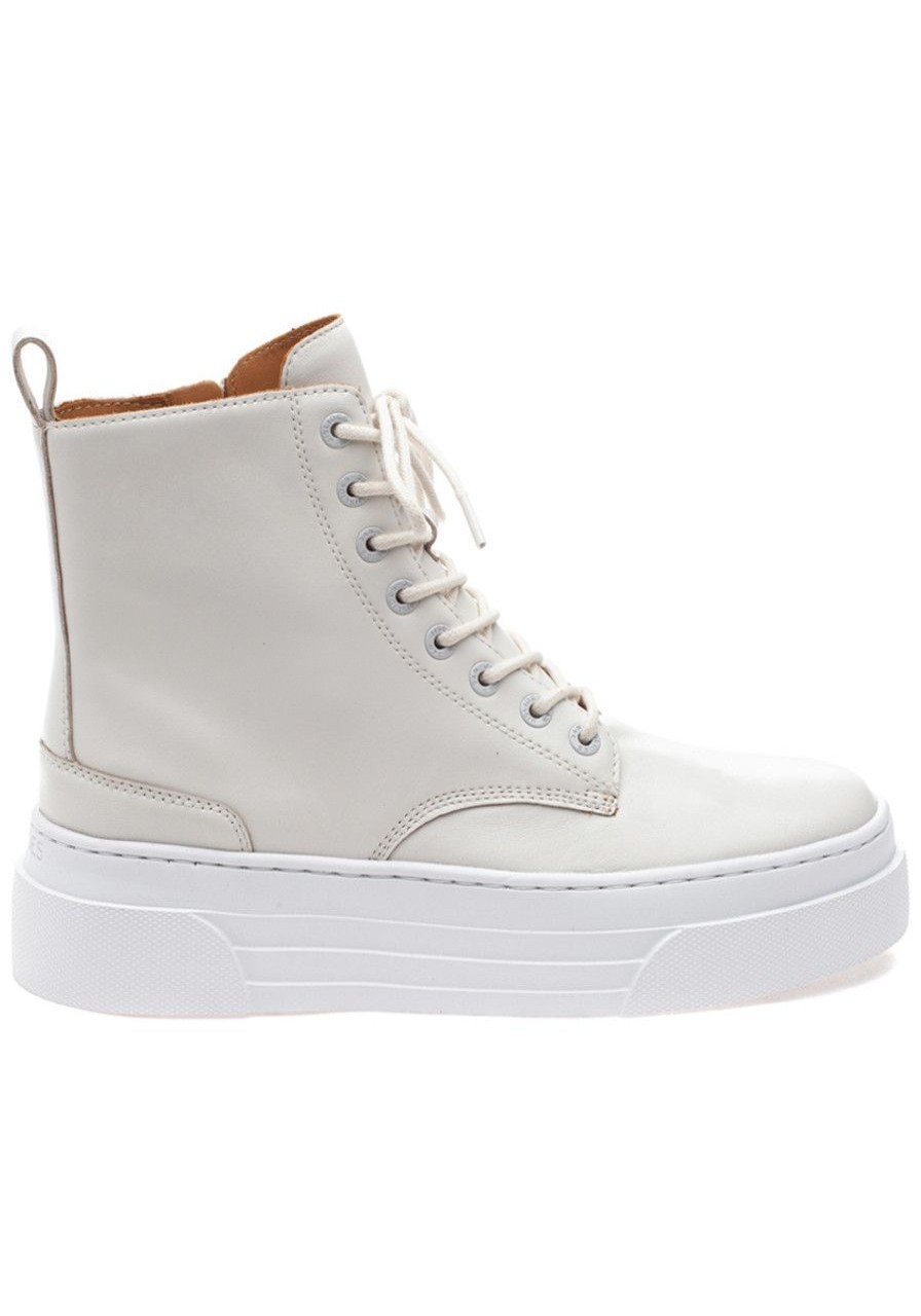 Women J/Slides Boots | Andre Sneaker White Leather