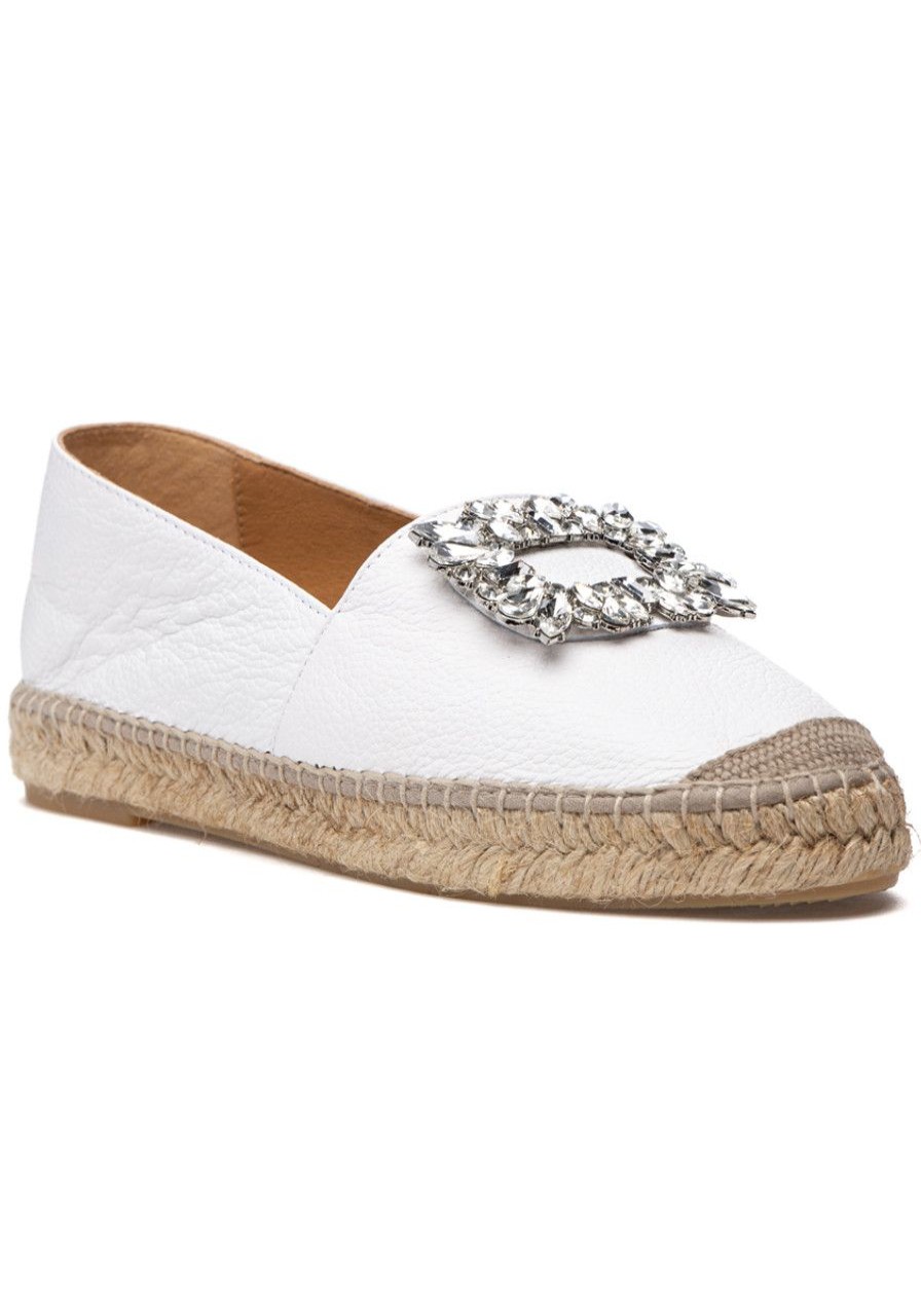 Women 275 Central Espadrilles | Mendes Espadrille White Leather