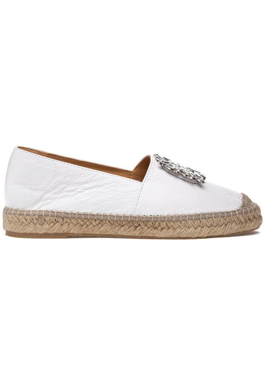 Women 275 Central Espadrilles | Mendes Espadrille White Leather