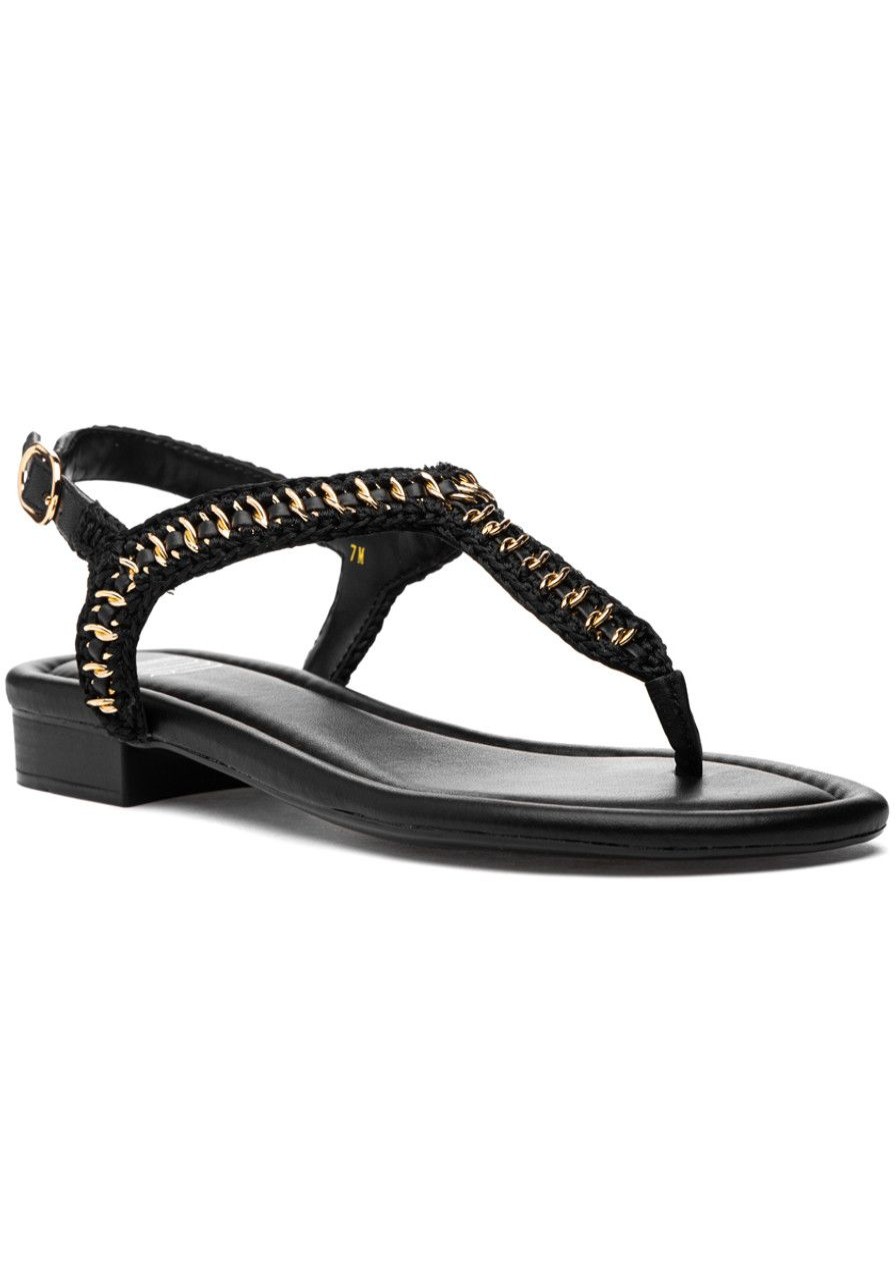 Women Jildor Sandals | Yaella Sandal Black Nappa Leather