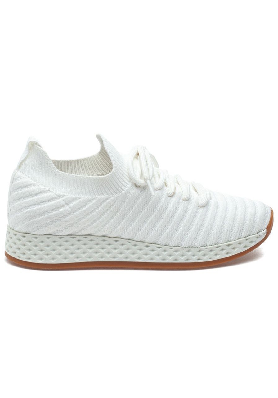 Women Urban Sport Sneakers | Opy Sneaker White Knit